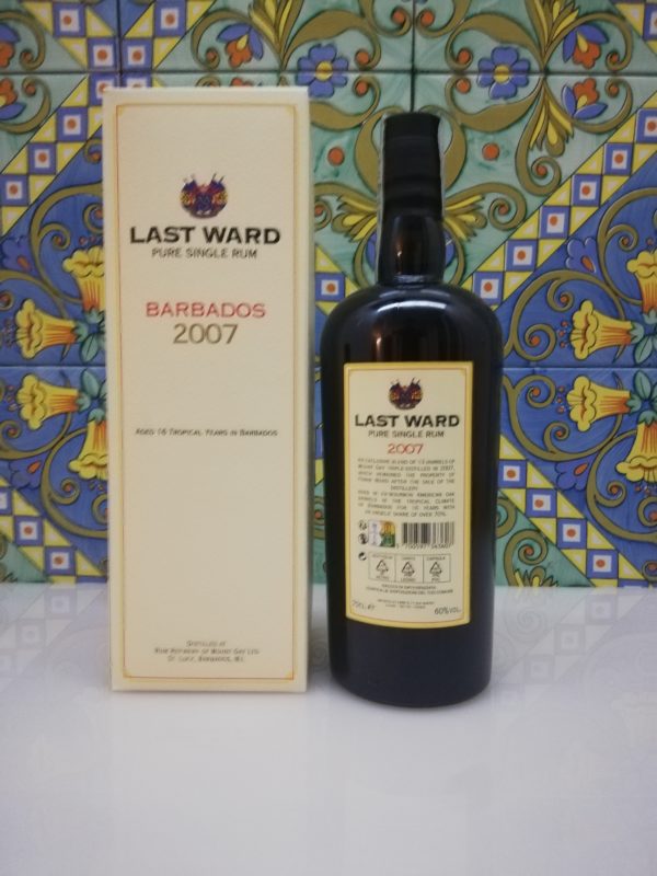 Rum Last Ward Barbados 2007 Mount Gay 16 y.o – vol 60% cl 70